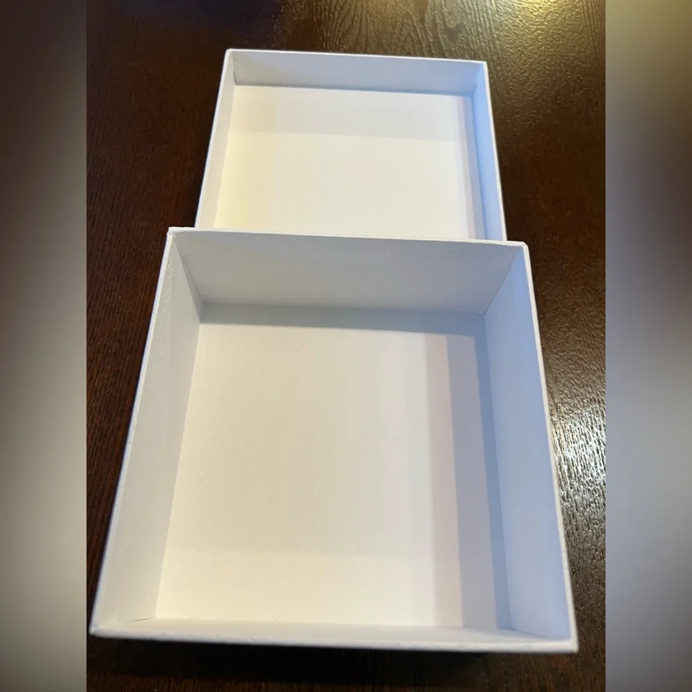 Dior Luxurious White Boxes with Gold Accents